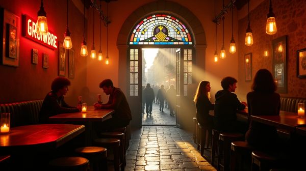 Ambiance festive dans les bars de Toulouse